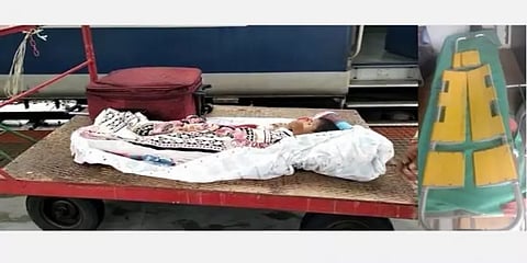 புதுச்சேரி: சிறுவனை சிகிச்சைக்கு தள்ளுவண்டியில் கொண்டு சென்ற அவலம்