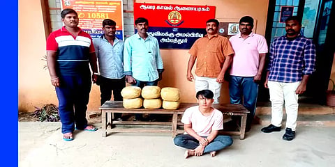 பள்ளி கல்லூரி மாணவர்களை குறிவைத்து கஞ்சா விற்பனை – வடமாநில இளைஞர் கைது!