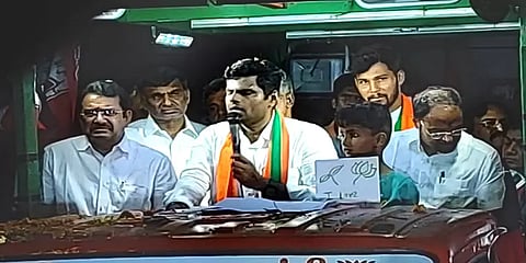 செங்கல்லை வைத்து முட்டாள்தனமான அரசியலை உதயநிதி செய்ய வேண்டாம் - அண்ணாமலை