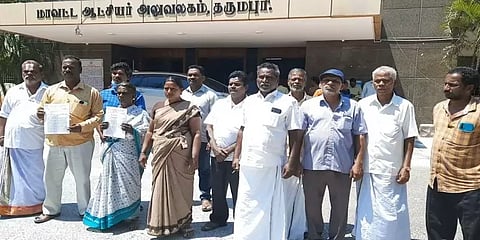 ”ஒரு தள்ளுவண்டிக்கு மாதம் ரூ.1000 கொடுக்கனுமாம்”- நகராட்சி ஊழியர் மீது வியாபாரிகள் புகார்