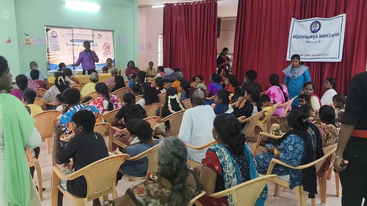 எழில் நகர் | பள்ளி இடைநின்ற மாணவர்கள்.. MSW மாணவர்களின் களப்பணி!!