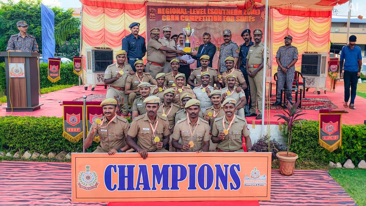 CBRN போட்டியில் முதலிடம் : தமிழ்நாடு பேரிடர் மீட்புப் படை சாதனை!!