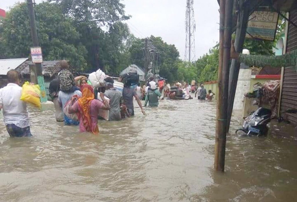 بہار میں سیلاب نے خطرناک صورت اختیار کی، 10 سے زائد ہلاک 