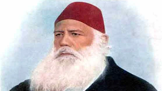 سر سید احمد خاں تصویر سوشل میڈیا