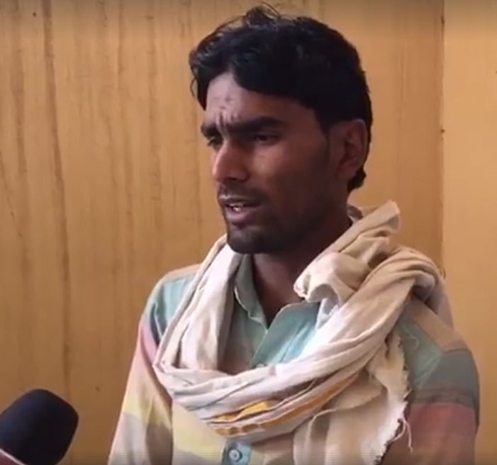 گایوں کی جس گاڑی پر حملہ ہوا اس کا ڈرائیور جاوید
