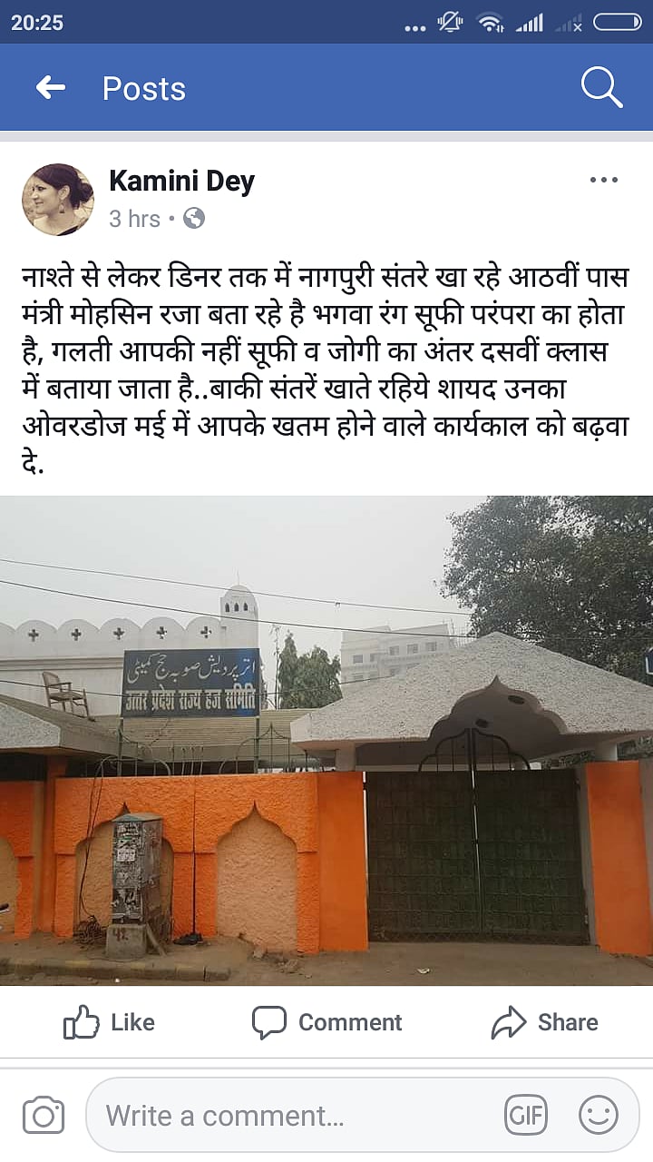 یوگی کی ڈانٹ کے بعد محسن رضا نے حج کمیٹی سے بھگوا رنگ ہٹایا