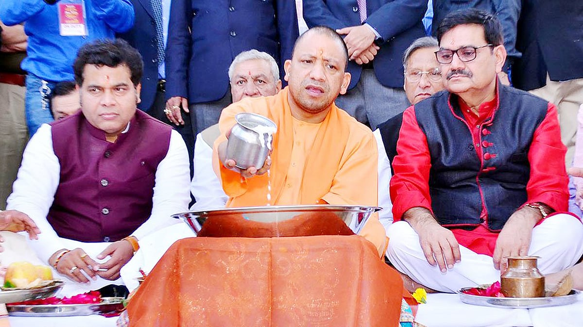 تصویر: ٹوئٹر/<a href="https://twitter.com/myogiadityanath">@myogiadityanath</a>