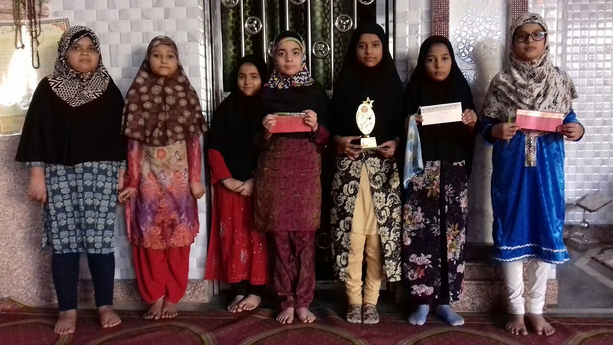 دینیات مسابقہ میں ’گرین ایجوکیشن ٹرسٹ‘ کی انوشا نے بازی ماری
