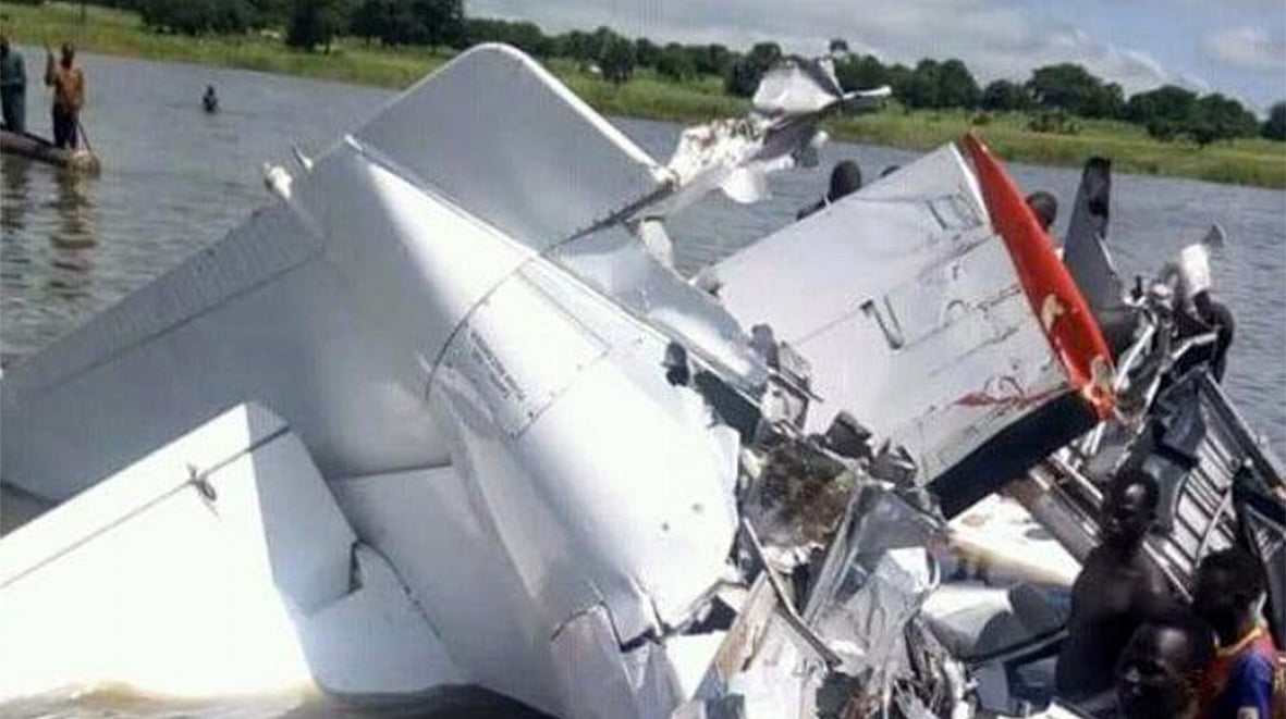 جنوبی سوڈان میں طیارہ حادثہ، 17 افراد ہلاک