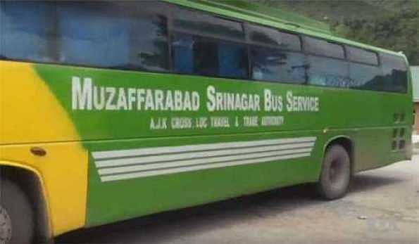 سری نگر اور مظفرآباد کے درمیان چلنے والی ’کاروان امن‘ بس لگاتار معطل