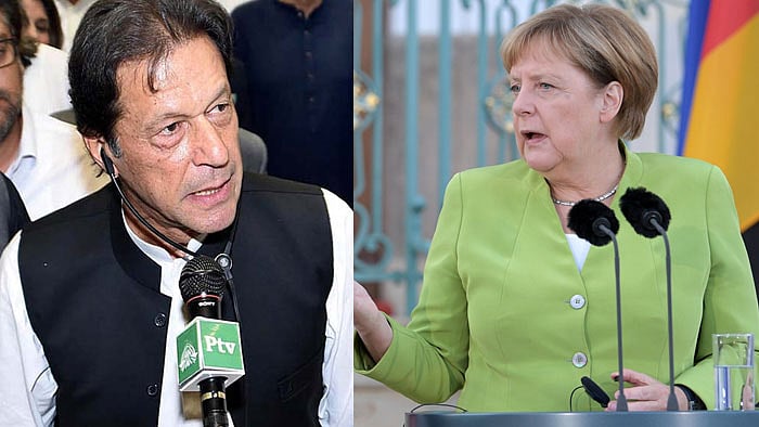 انجیلا میرکل اور عمران خان