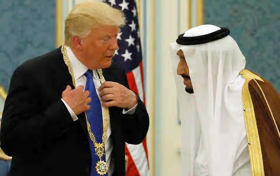 سعودی فرمان روا امریکی مدد کے بغیر اقتدار میں نہیں رہ سکتے:  ٹرمپ
