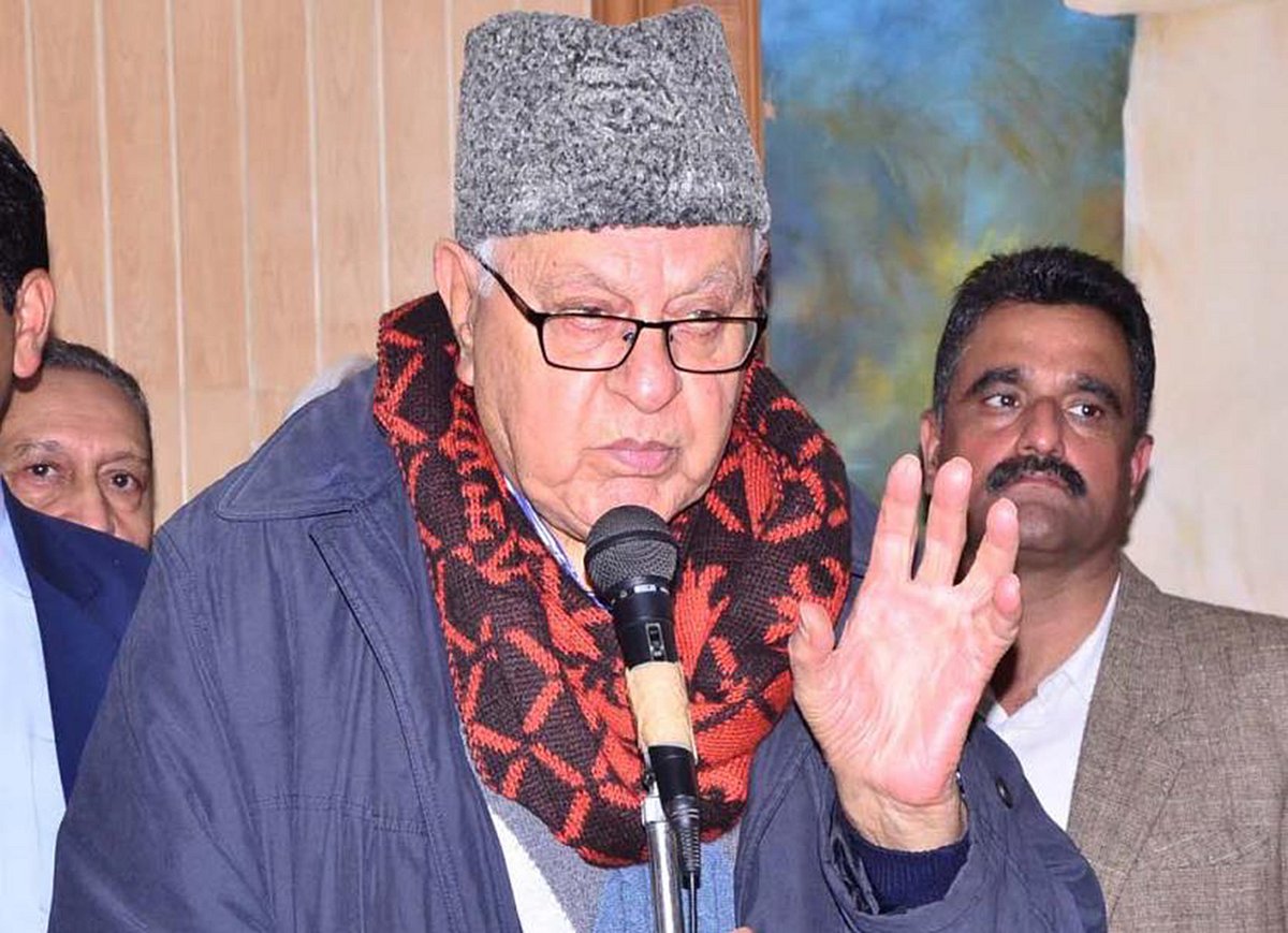 مسئلہ کشمیر کے تمام متعلقین کے ساتھ بات چیت شروع کی جائے: فاروق عبد اللہ