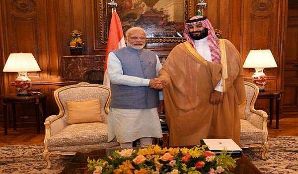 جمال خاشفجی کے قتل کے بعد مودی  کی سعودی  شہزادہ محمد بن سلمان  سے پہلی  ملاقات