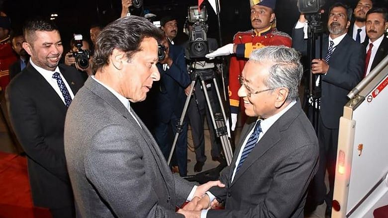 ملائیشیا کے وزیرِ اعظم مہاتیرمحمد اور عمران خان