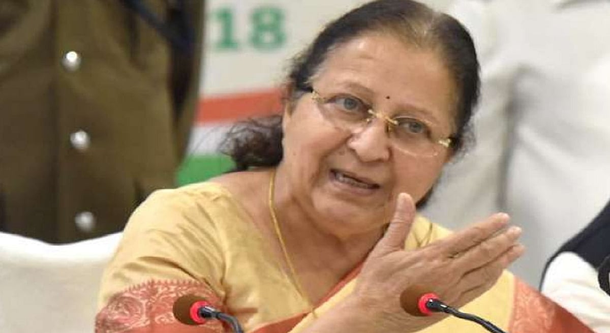 سابق لوک سبھا اسپیکر سمترا مہاجن گھر میں گرنے سے شدید زخمی، سر میں لگے 4 ٹانکے
