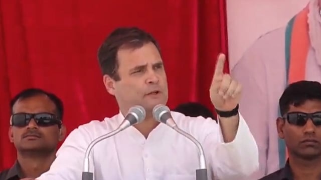 راہل گاندھی نے ایک سال میں 22 لاکھ سرکاری ملازمتیں دینے کا کیا وعدہ