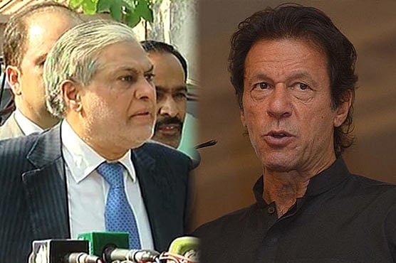 پاکستانی اقتصادی تباہی کے ذمہ دار وزیراعظم عمران خان ہیں: اسحاق ڈار