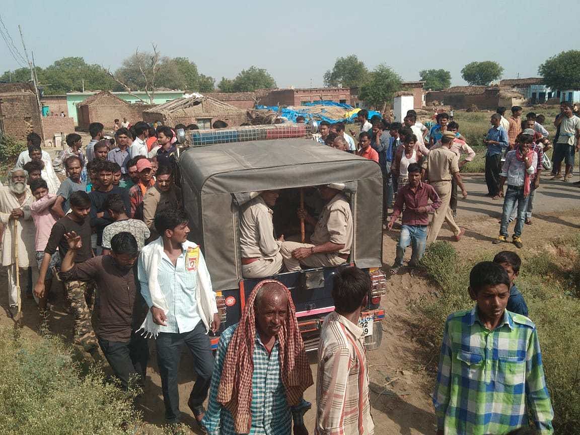 اوريا میں گائے کی باقیات ملنے سے کشیدگی