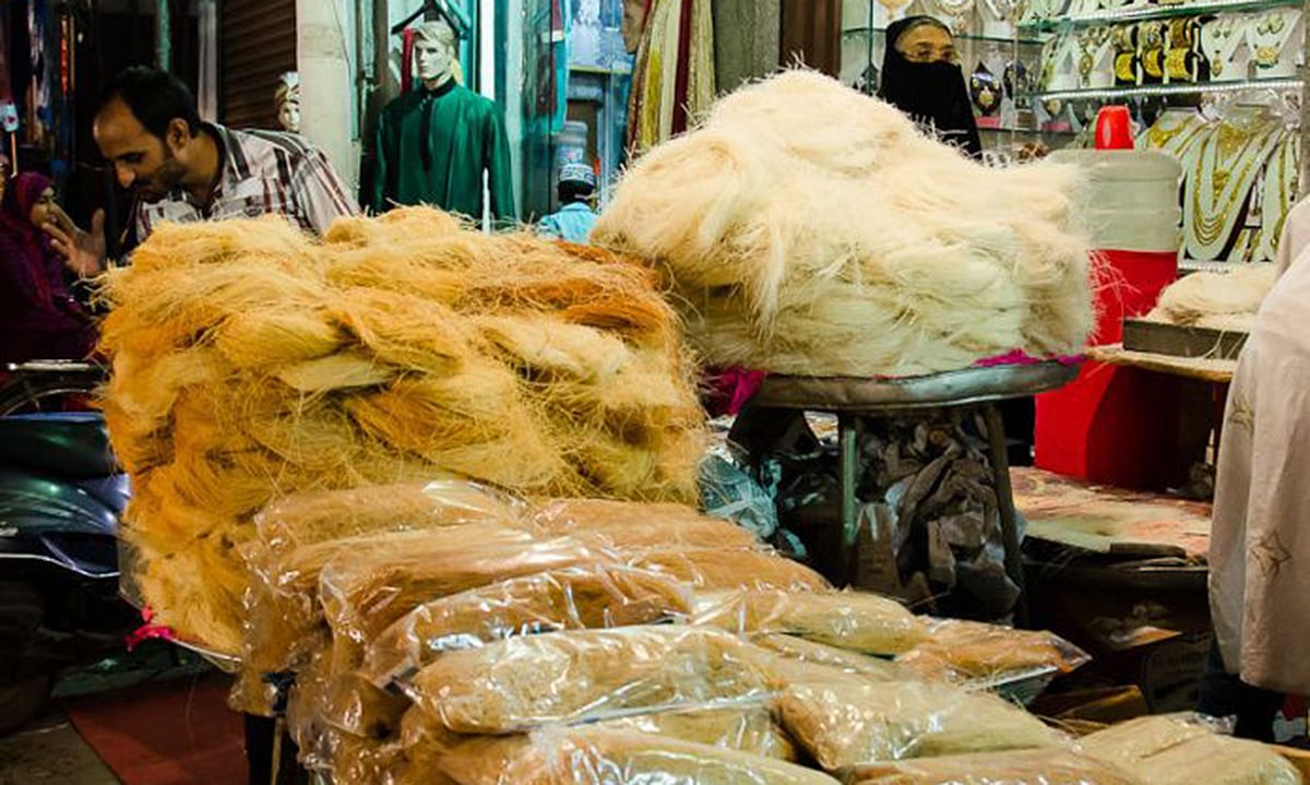 عید کے موقع پر حیدرآباد میں ہاتھ سے تیارکردہ سیوئیوں کی دھوم