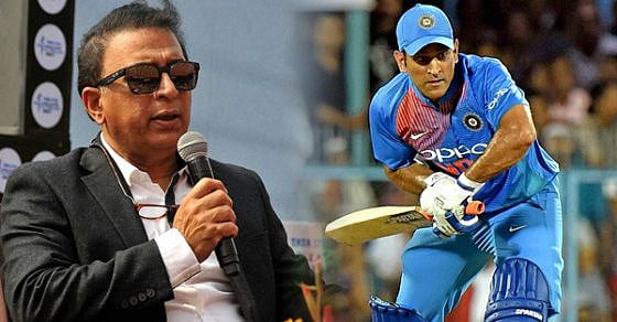 بلے بازی آرڈر میں دھونی کو نیچے بھیجنے کا فیصلہ سراسر غلط تھا: گواسکر