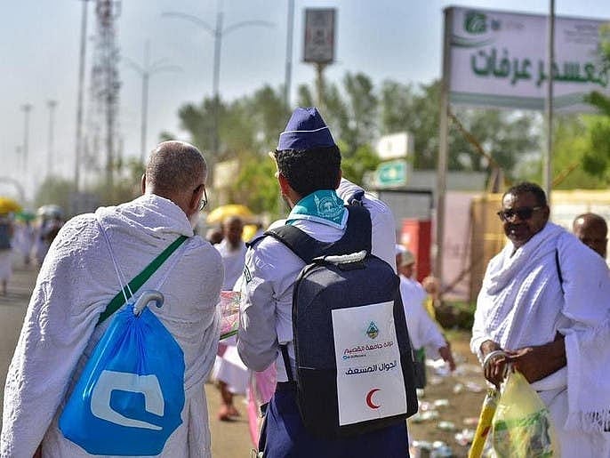 الکشافہ السعودیہ حجاج کرام کی خدمت میں پیش پیش رضاکاروں کی ایک ’فوج‘