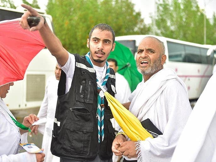 الکشافہ السعودیہ حجاج کرام کی خدمت میں پیش پیش رضاکاروں کی ایک ’فوج‘