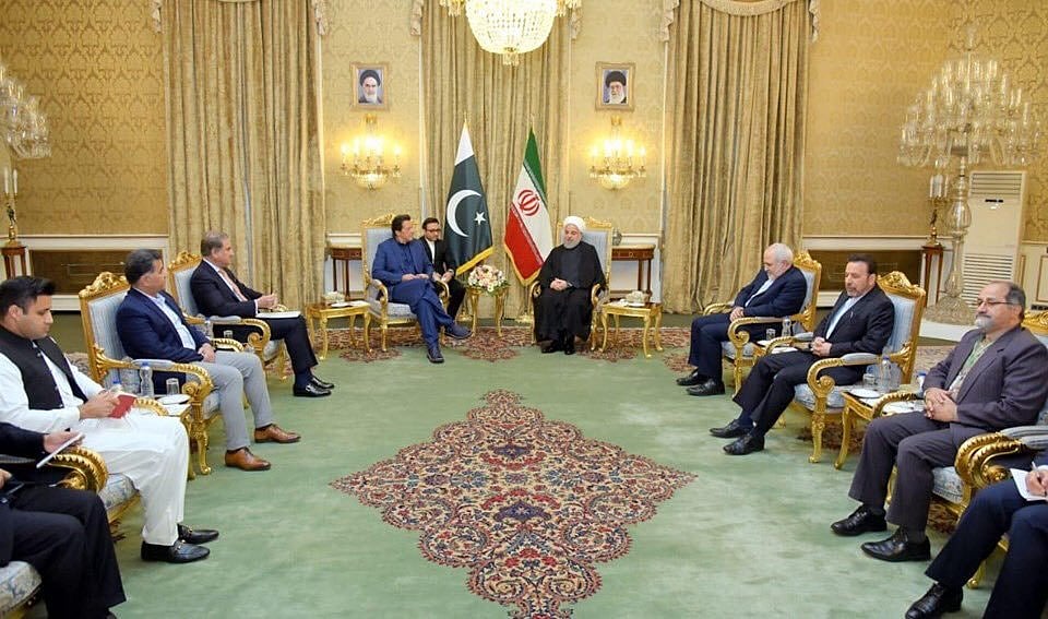 عمران خان کی صدر روحانی سے ملاقات، کیا سعودی-ایران کشیدگی کم کرا پائیں گے!