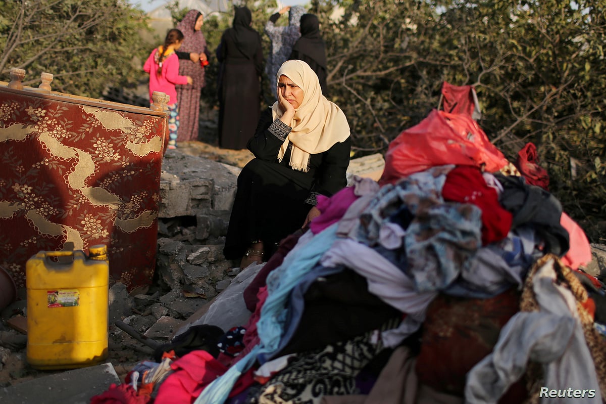 غزہ پٹی: اسرائیلی جارحیت کے آغاز کے بعد سے 34  فلسطینی جاں بحق، 100 سے زائد زخمی