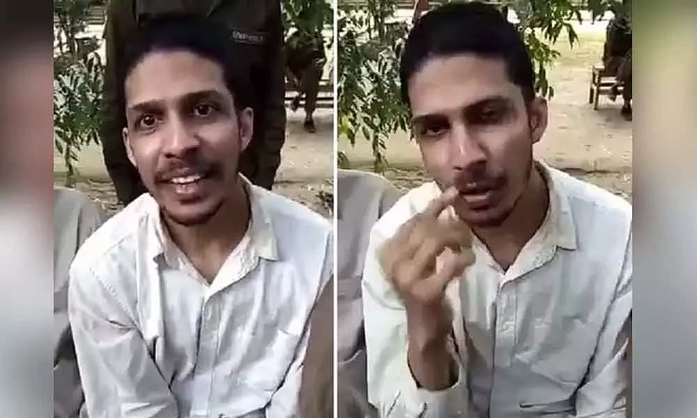  پاکستان میں داخل ہونے والے حیدرآبادی نوجوان کی ویڈیو وائرل، ’میرا بیٹا بےقصور ہے‘