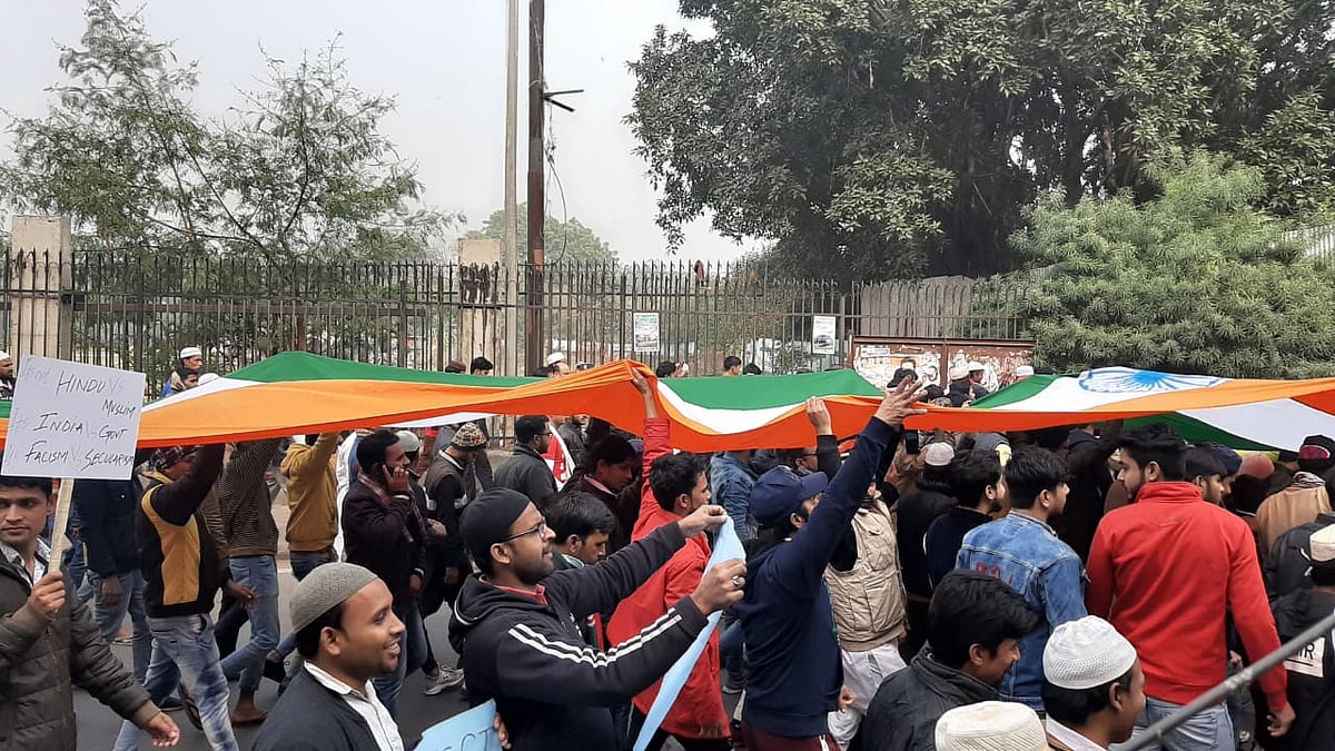 تصاویر: سی اے اے کے خلاف دہلی کی شاہی جامع مسجد پر عظیم الشان مظاہرہ
