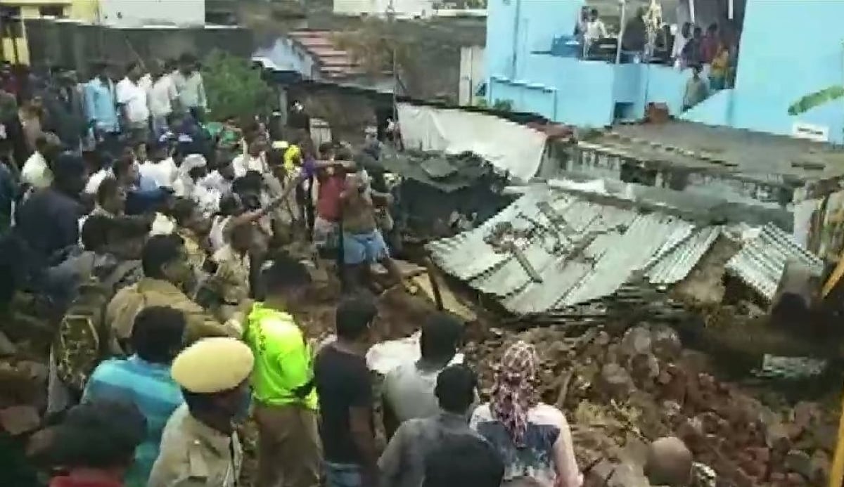 تمل ناڈو: بھاری بارش سے كوئمبٹور میں دیوار منہدم، 15 لوگوں کی دردناک موت