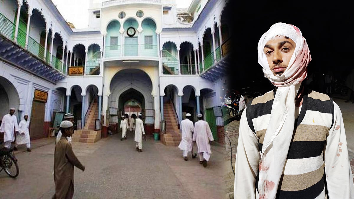 فوٹو۔ حملہ میں زخمی طالب علم