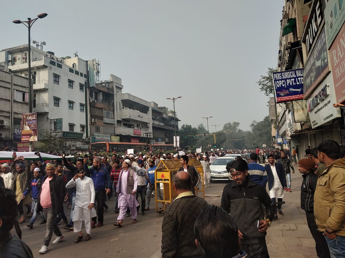 تصاویر: سی اے اے کے خلاف دہلی کی شاہی جامع مسجد پر عظیم الشان مظاہرہ