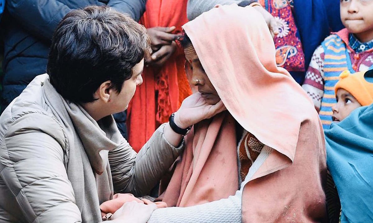 پرینکا گاندھی کا اچانک بجنور  دورہ، احتجاج میں ہلاک افراد کے اہل خانہ سے ملاقات