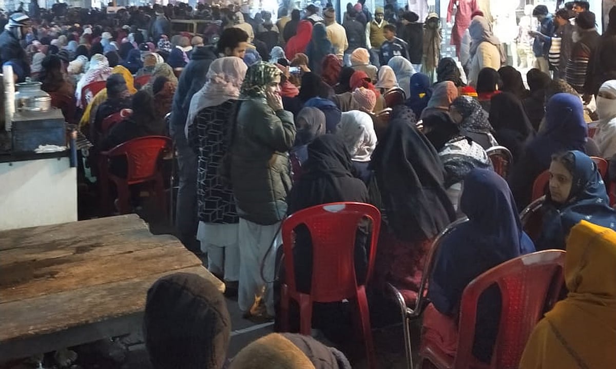 پٹنہ کے سبزی باغ میں شہریت قانون اور این آر سی کے خلاف مظاہرہ