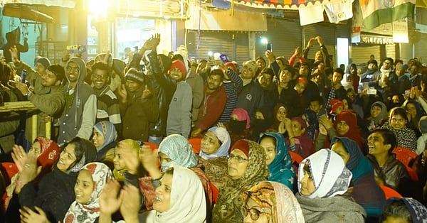 پٹنہ کے سبزی باغ میں شہریت قانون اور این آر سی کے خلاف مظاہرہ