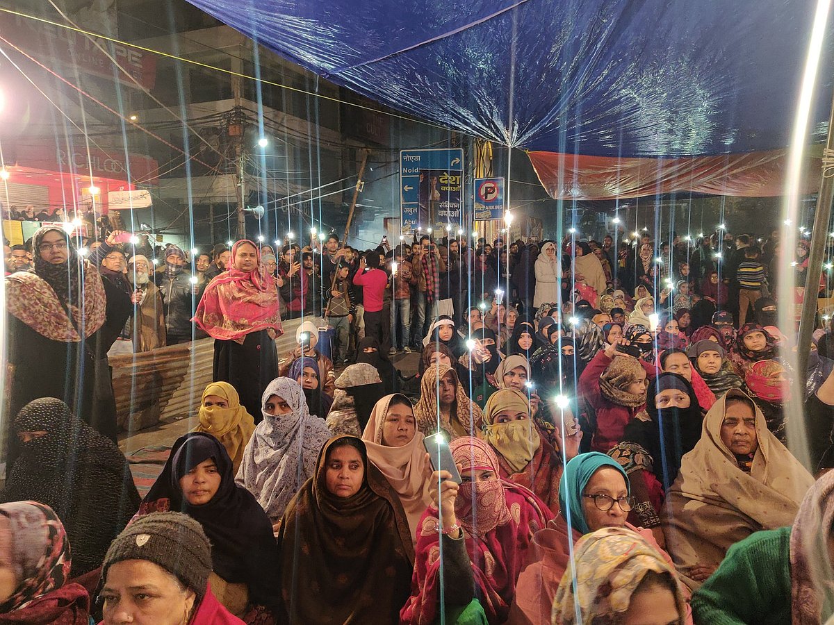 جے این یو میں امت شاہ کے اشارے پر حملہ کیا گیا:  شاہین باغ کی خاتون مظاہرین