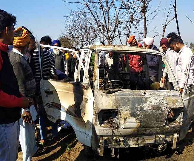 سنگرور: اسکول وین میں آگ لگنے سے حادثہ، معصوم بچے زندہ جلے، 4 کی موت