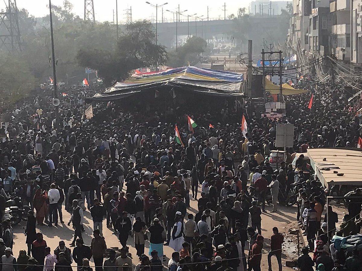 ہندو شدت پسندوں کی دھمکی کے باوجود  شاہین باغ خاتون مظاہرین پر کوئی اثر نہیں
