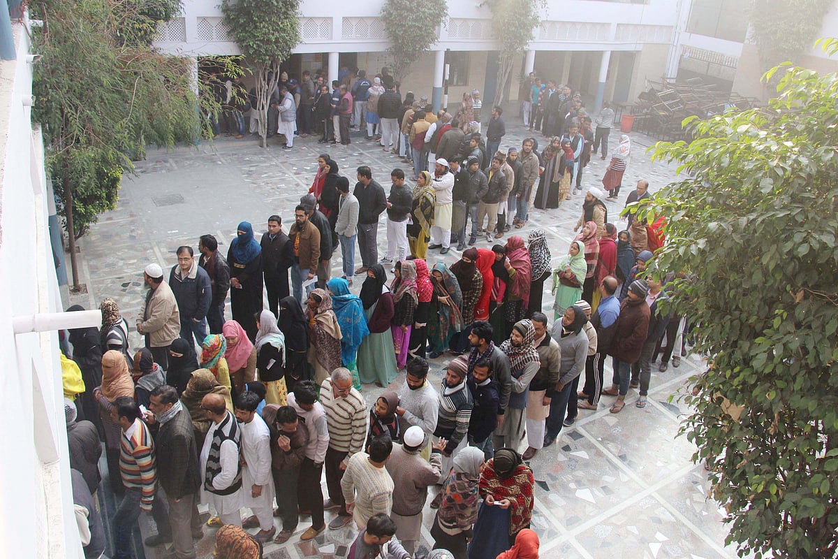 دہلی اسمبلی انتخابات: ووٹروں میں تقسیم واضح نظر آئی 