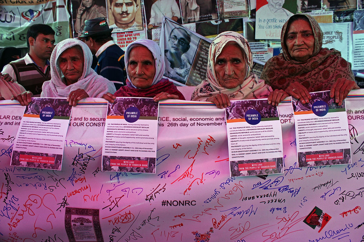 شاہین باغ: سی اے اے کی حمایت کرنے والے 311 ارکان پارلیمنٹ کے نام مظاہرین کے پیغامات