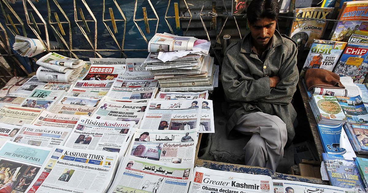 کشمیر سے نکلنے والے متعدد مقبول ترین اردو زبان کے رسالوں کی اشاعت بند