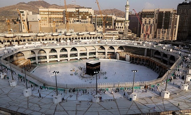 خانہ کعبہ کا مطاف ’غیر  عمرہ زائرین‘ کے لئے کھولا گیا