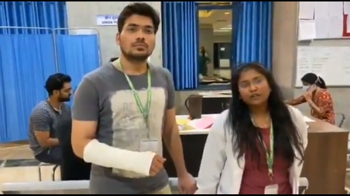لاک ڈاؤن: ایمس کے 2 جونیئر ڈاکٹروں کو بھوپال پولس نے پیٹا، تھانہ میں شکایت درج