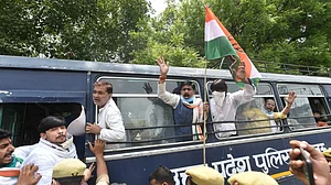 اجے کمار للو کی رہائی کے لئے کانگریس کا احتجاج، متعدد کارکنان گرفتار