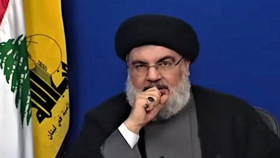 <div class="paragraphs"><p>حسن نصراللہ، تصویر  ٹی وی گریب</p></div>