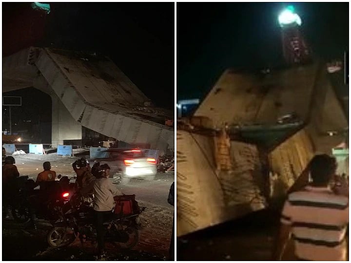 گڑگاؤں: سوہنا روڈ پر زیر تعمیر فلائی اوور کا ایک حصہ منہدم، دو مزدور زخمی
