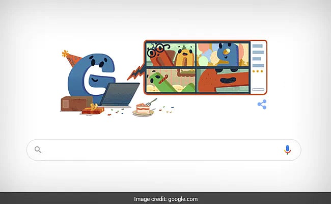 گوگل نے اپنی 22 ویں سالگرہ پر بنایا خاص ڈوڈل