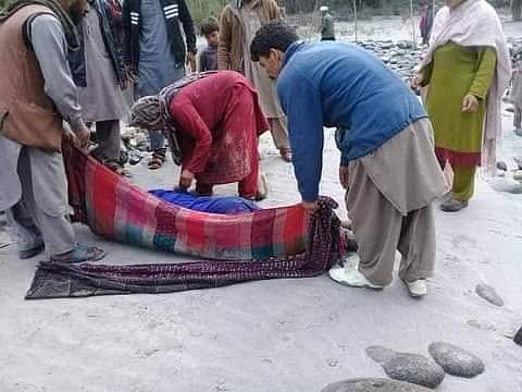 بلتستان میں دریائے شیوک سے برآمد لداخی خاتون کی لاش لواحقین کے سپرد